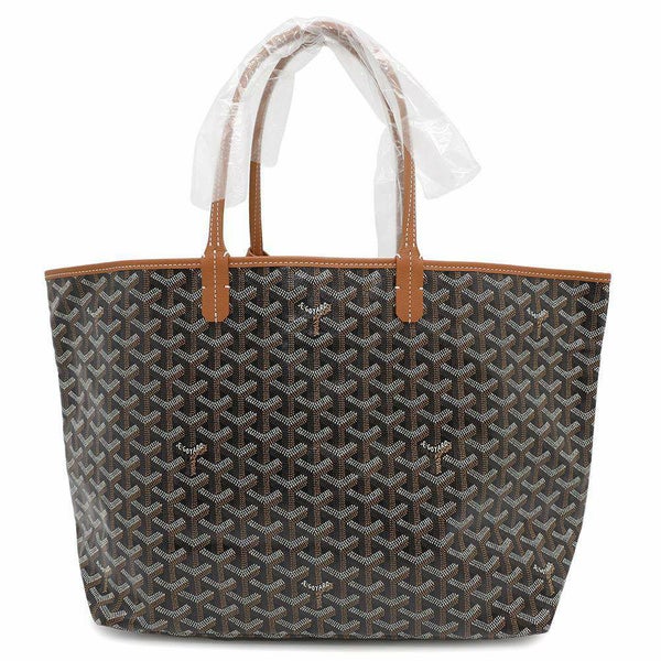 ゴヤール トートバッグ サンルイPM PVC レザー STLOUIPMLTY01CL03P GOYARD ポーチ付き 黒