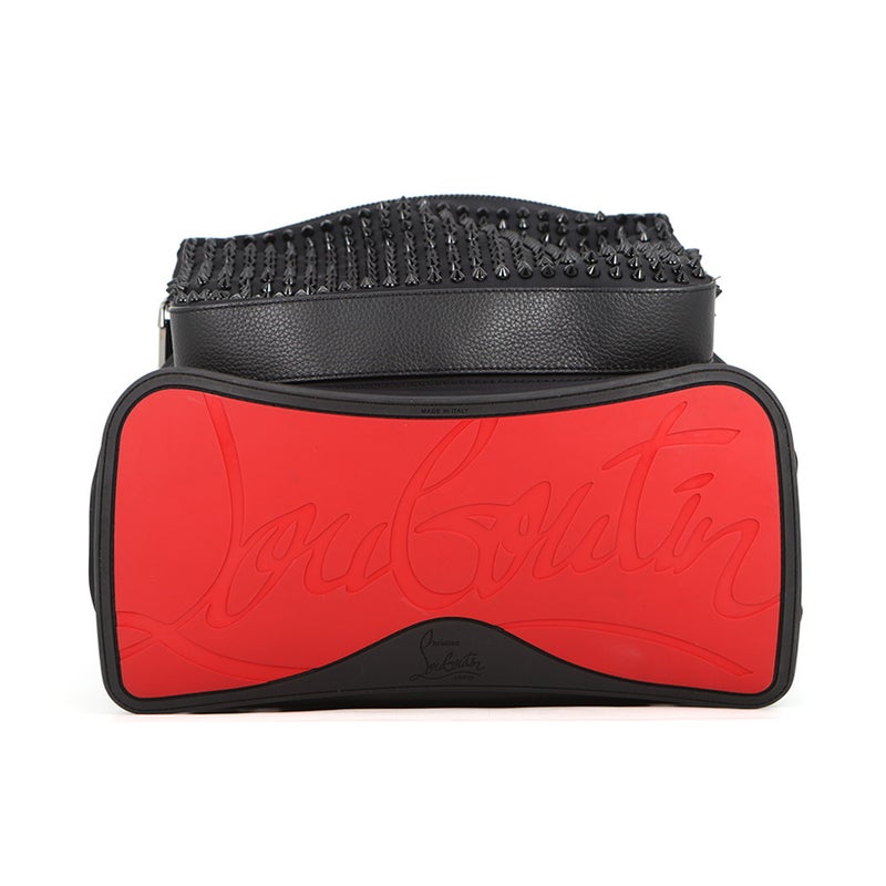 クリスチャン・ルブタン リュック スタッズ ナイロン Christian Louboutin バッグパック 黒
