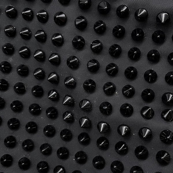 クリスチャン・ルブタン リュック スタッズ ナイロン Christian Louboutin バッグパック 黒
