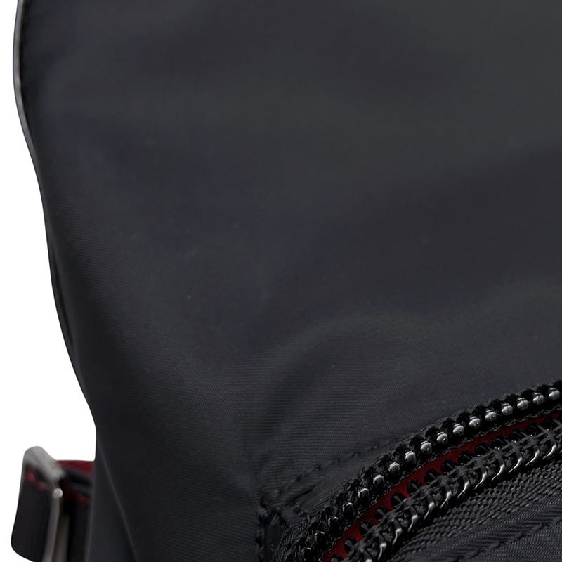 クリスチャン・ルブタン リュック スタッズ ナイロン Christian Louboutin バッグパック 黒