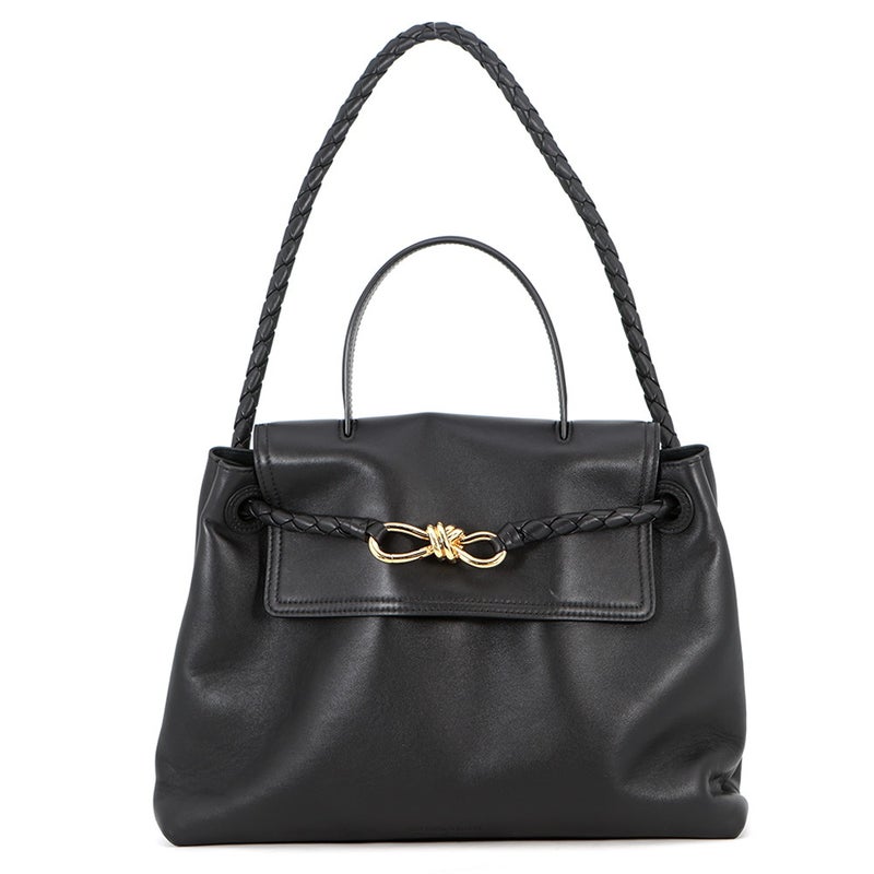 ボッテガヴェネタ ハンドバッグ チャオチャオ ミディアム レザー BOTTEGA VENETA 黒