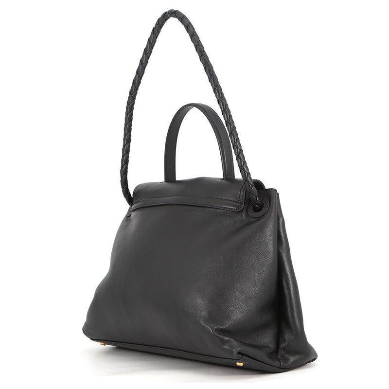 ボッテガヴェネタ ハンドバッグ チャオチャオ ミディアム レザー BOTTEGA VENETA 黒