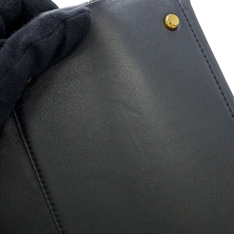 ボッテガヴェネタ ハンドバッグ チャオチャオ ミディアム レザー BOTTEGA VENETA 黒