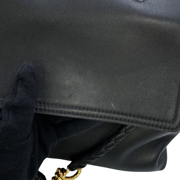 ボッテガヴェネタ ハンドバッグ チャオチャオ ミディアム レザー BOTTEGA VENETA 黒