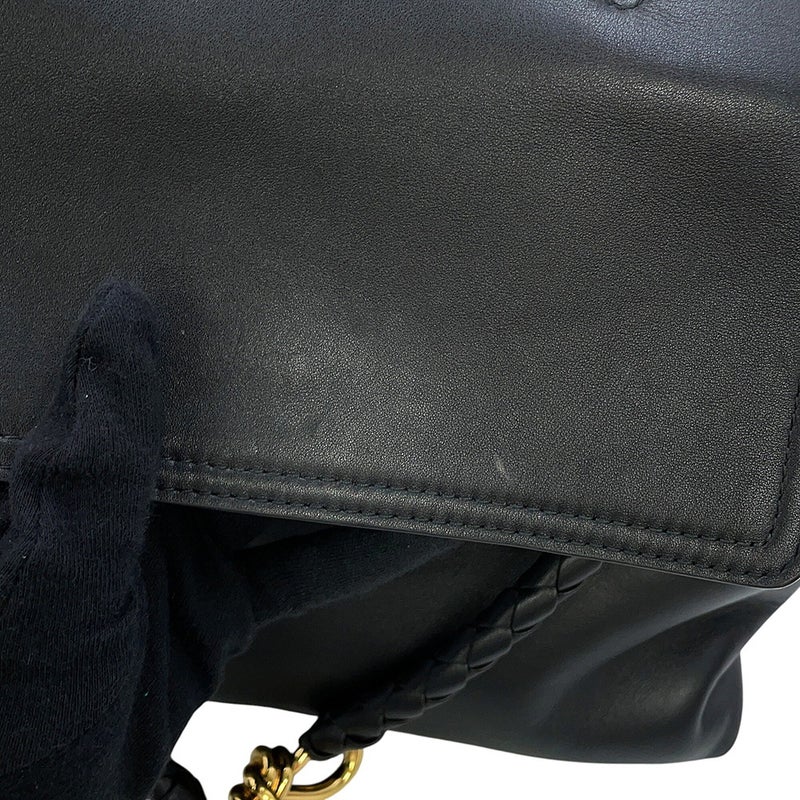 ボッテガヴェネタ ハンドバッグ チャオチャオ ミディアム レザー BOTTEGA VENETA 黒