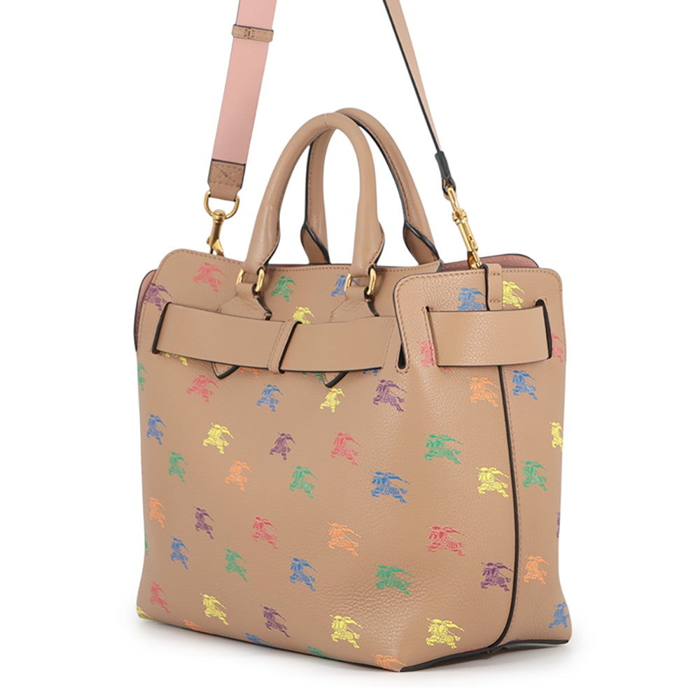 バーバリー トートバッグ エンブレム レザー BURBERRY バッグ 2way