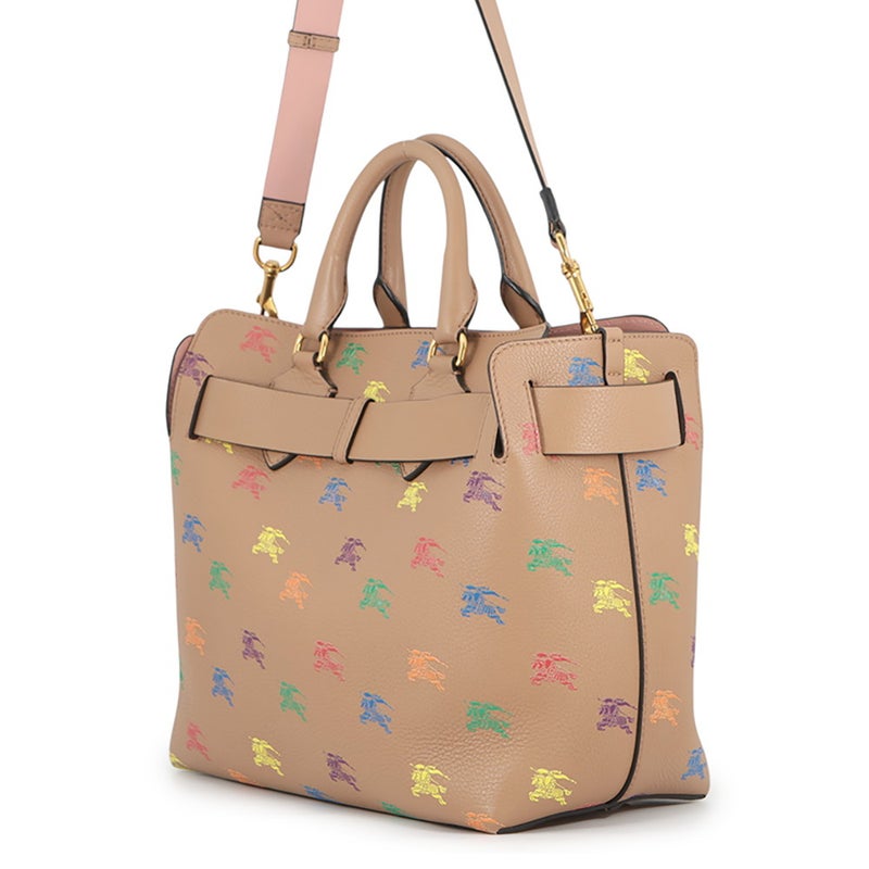 バーバリー トートバッグ エンブレム レザー BURBERRY バッグ ２wayショルダー