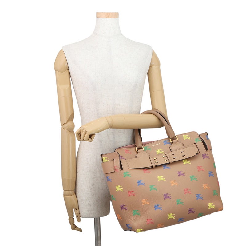 バーバリー トートバッグ エンブレム レザー BURBERRY バッグ ２wayショルダー