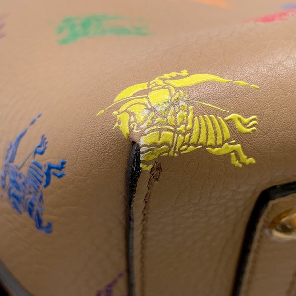バーバリー トートバッグ エンブレム レザー BURBERRY バッグ ２wayショルダー