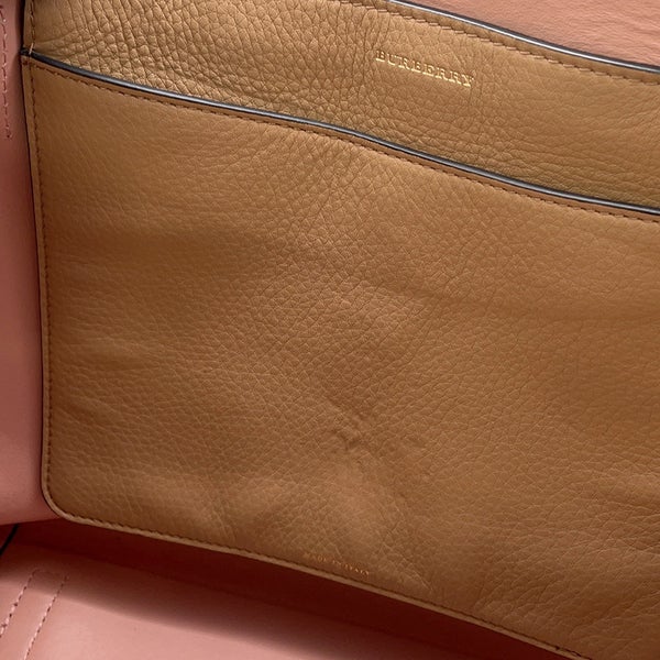 バーバリー トートバッグ エンブレム レザー BURBERRY バッグ ２wayショルダー