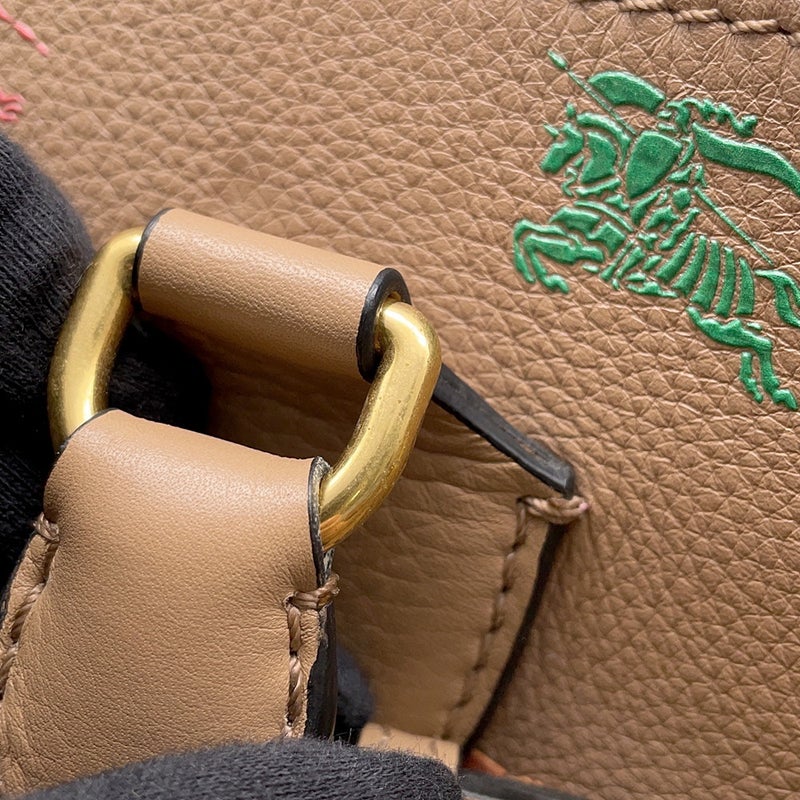 バーバリー トートバッグ エンブレム レザー BURBERRY バッグ ２wayショルダー