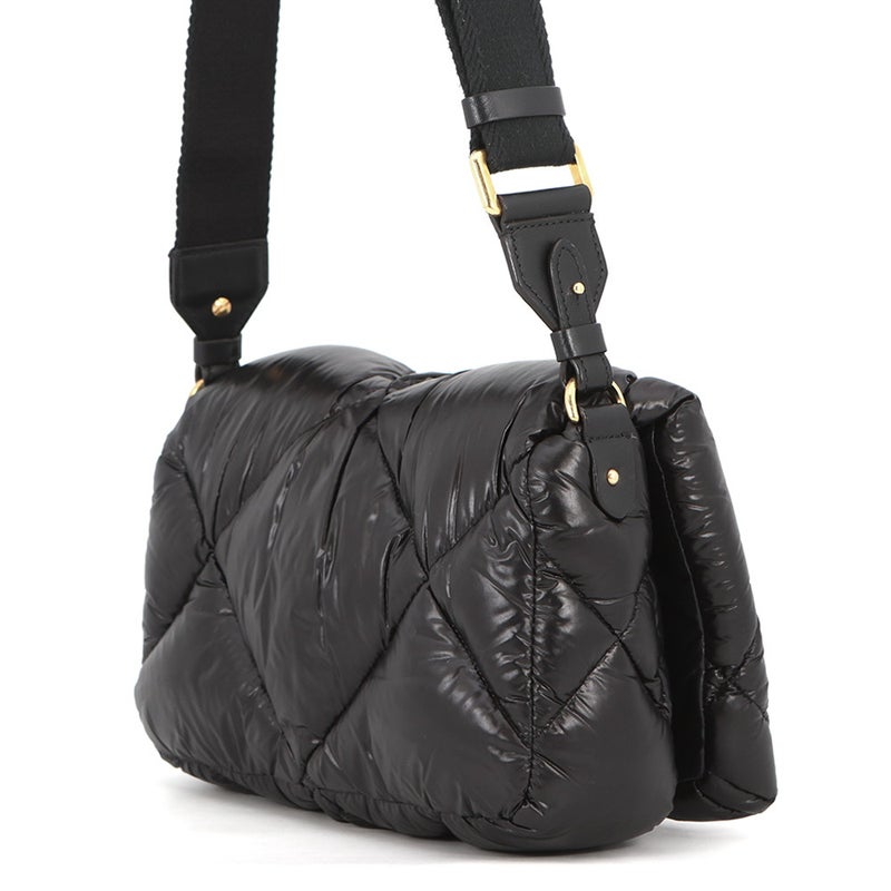 モンクレール ショルダーバッグ パフ ナイロン MONCLER バッグ 黒