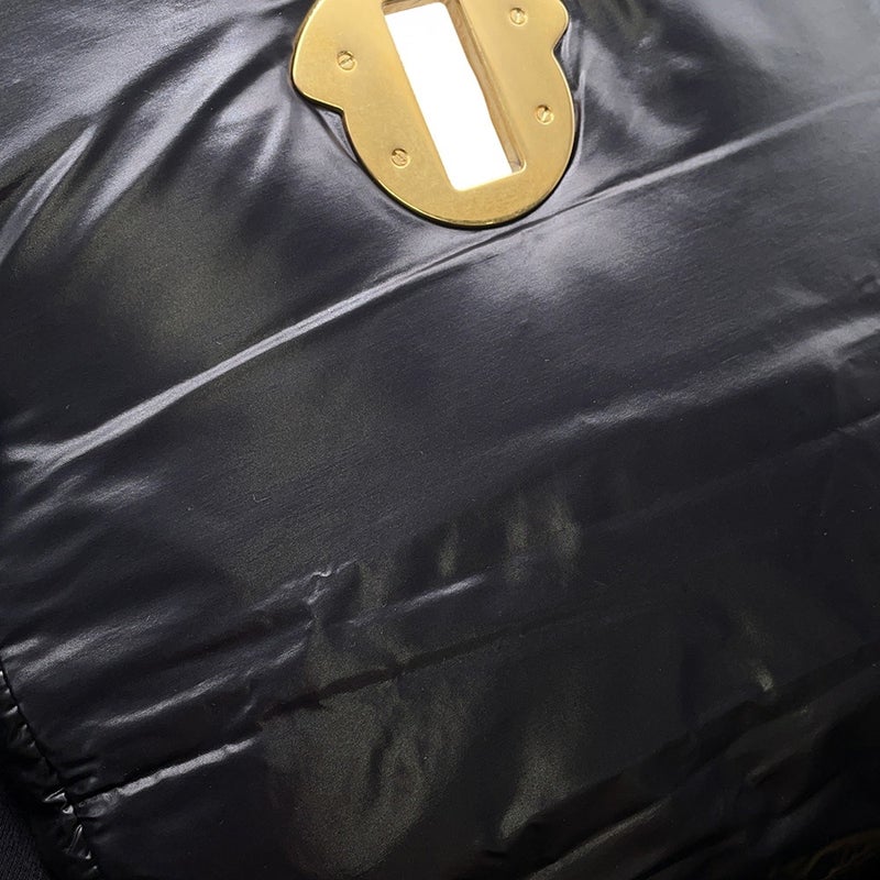 モンクレール ショルダーバッグ パフ ナイロン MONCLER バッグ 黒