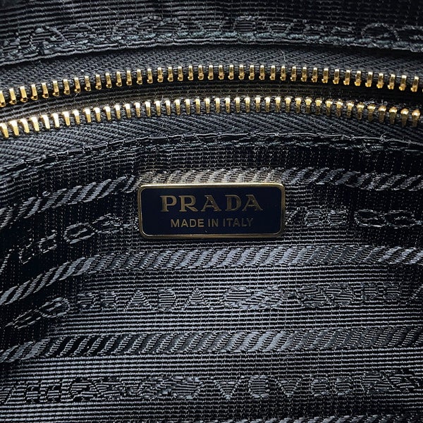 プラダ ショルダーバッグ トライアングルロゴ レザー 1BC238 PRADA バッグ 黒