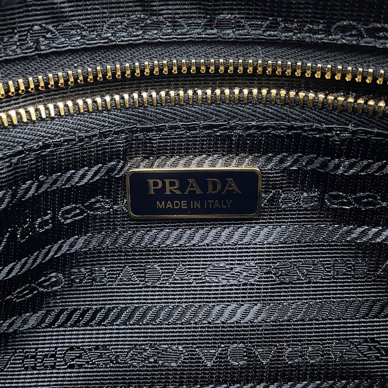 プラダ ショルダーバッグ トライアングルロゴ レザー 1BC238 PRADA バッグ 黒