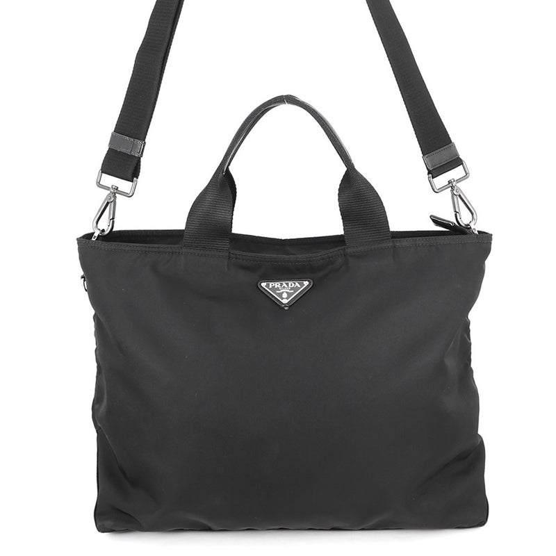 プラダ トートバッグ ナイロン トライアングルロゴ 1BG387 PRADA バッグ 2wayショルダーバッグ 黒