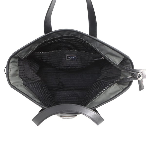プラダ トートバッグ トライアングルロゴ テスート サフィアーノ Re-Nylon ナイロン 2VG064 PRADA 黒