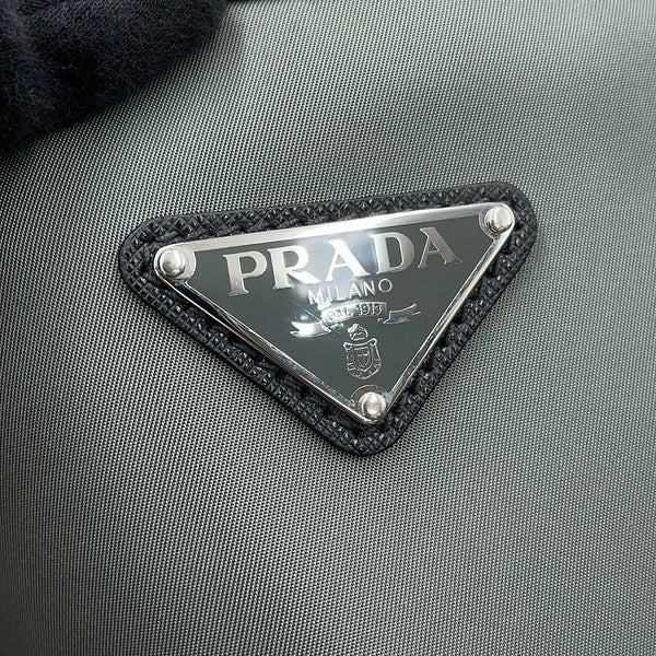 プラダ トートバッグ トライアングルロゴ テスート サフィアーノ Re-Nylon ナイロン 2VG064 PRADA 黒