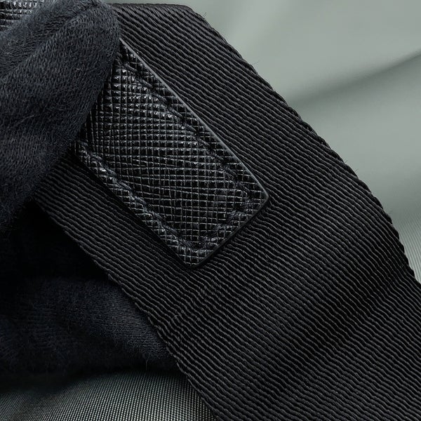 プラダ トートバッグ トライアングルロゴ テスート サフィアーノ Re-Nylon ナイロン 2VG064 PRADA 黒