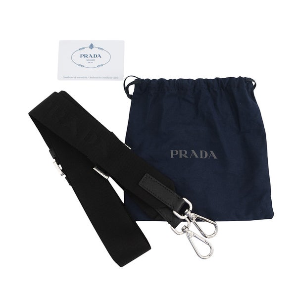 プラダ トートバッグ トライアングルロゴ テスート サフィアーノ Re-Nylon ナイロン 2VG064 PRADA 黒