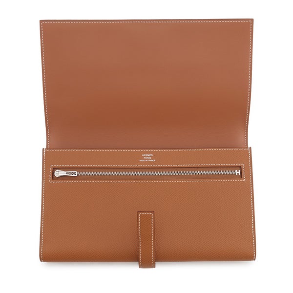 エルメス 長財布 ニュー・Hパッサン・トゥタンマン ゴールド/シルバー金具 エプソン W刻印 財布