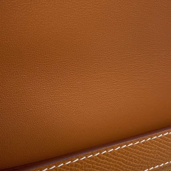 エルメス 長財布 ニュー・Hパッサン・トゥタンマン ゴールド/シルバー金具 エプソン W刻印 財布
