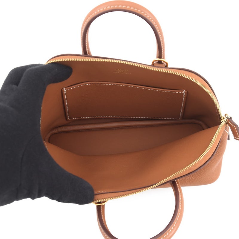 エルメス ボリード1923 ミニ ゴールド/ゴールド金具 エバーカラー B刻印 HERMES 2wayショルダー