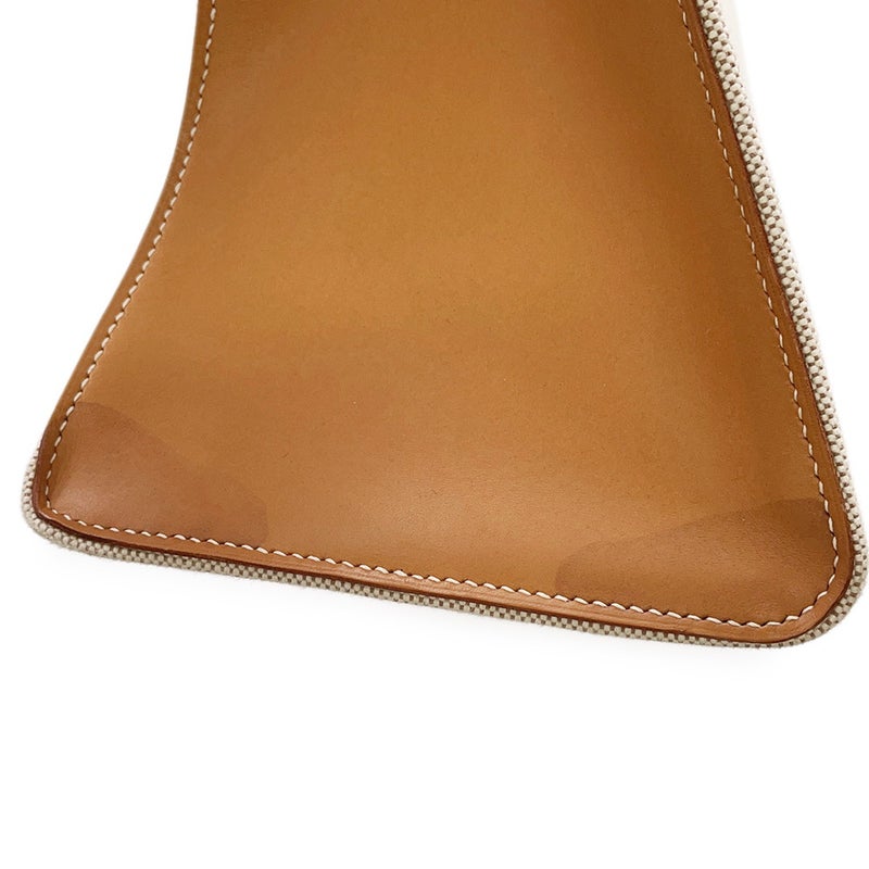 エルメス ハンドバッグ ヒマラヤ ナチュラル/ルージュヴィフ/ネイビー/ゴールド金具 トワルアッシュ/ボックスカーフ □A刻印
