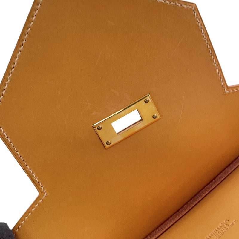 エルメス ハンドバッグ ヒマラヤ ナチュラル/ルージュヴィフ/ネイビー/ゴールド金具 トワルアッシュ/ボックスカーフ □A刻印
