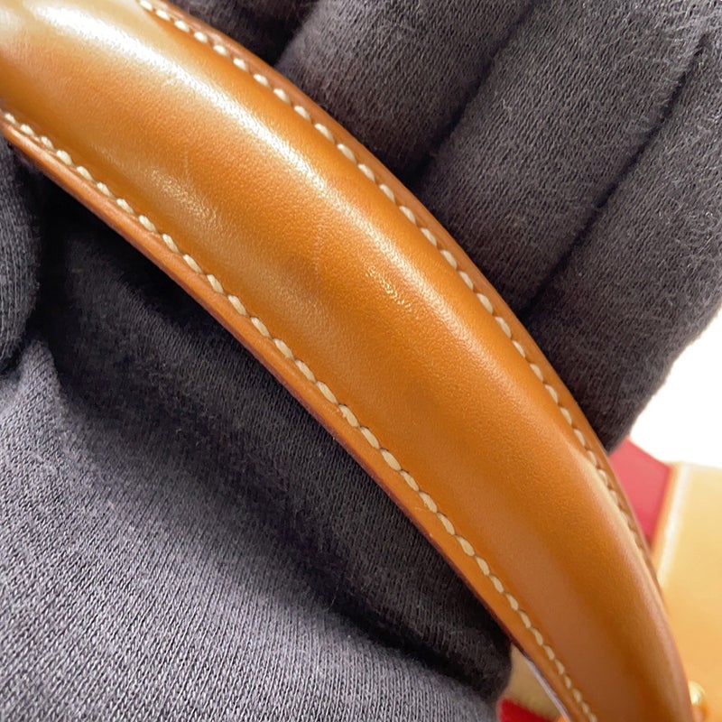 エルメス ハンドバッグ ヒマラヤ ナチュラル/ルージュヴィフ/ネイビー/ゴールド金具 トワルアッシュ/ボックスカーフ □A刻印
