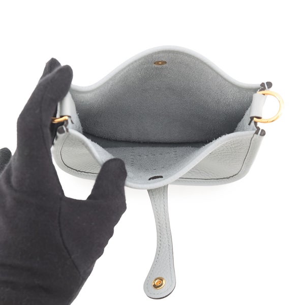 エルメス ショルダーバッグ エブリンTPM 111cm アマゾン ブルーグラシエ/ゴールド金具 トリヨンクレマンス W刻印