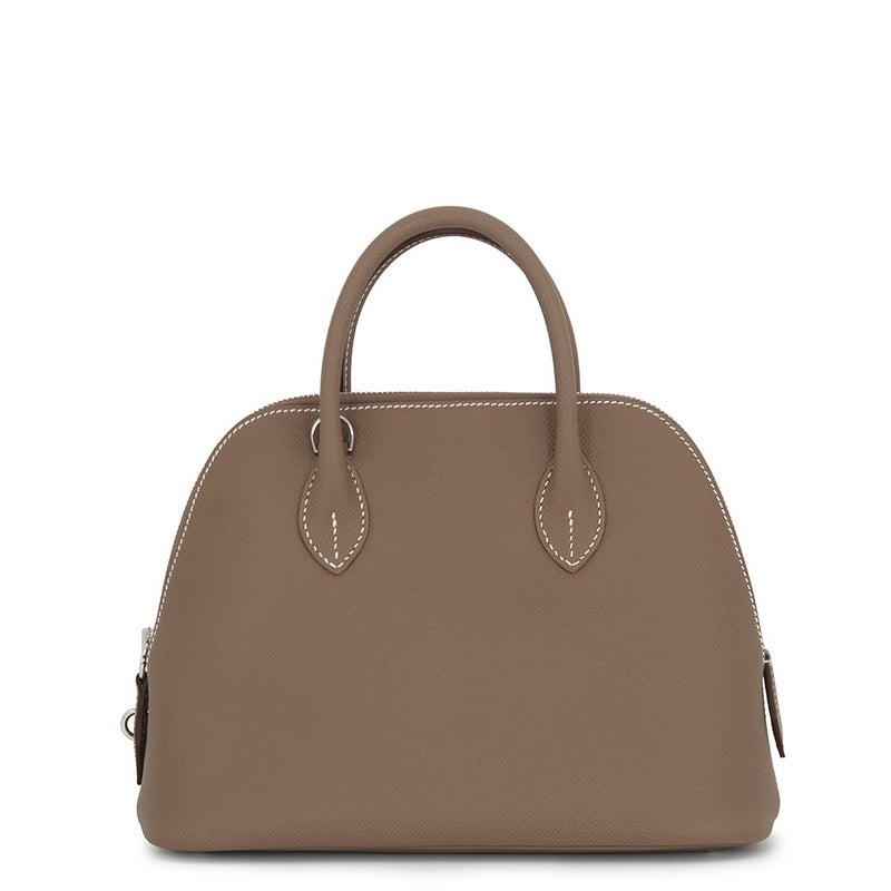 エルメス ハンドバッグ ボリード 1923 25 エトゥープ/シルバー金具 エプソン B刻印 HERMES 2way