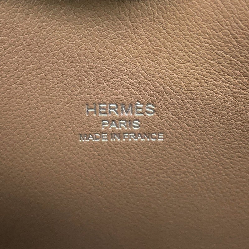 エルメス ハンドバッグ ボリード 1923 25 エトゥープ/シルバー金具 エプソン B刻印 HERMES 2way