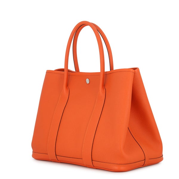 エルメス トートバッグ ガーデンパーティPM フー/シルバー金具 エプソン A刻印 HERMES Garden Party