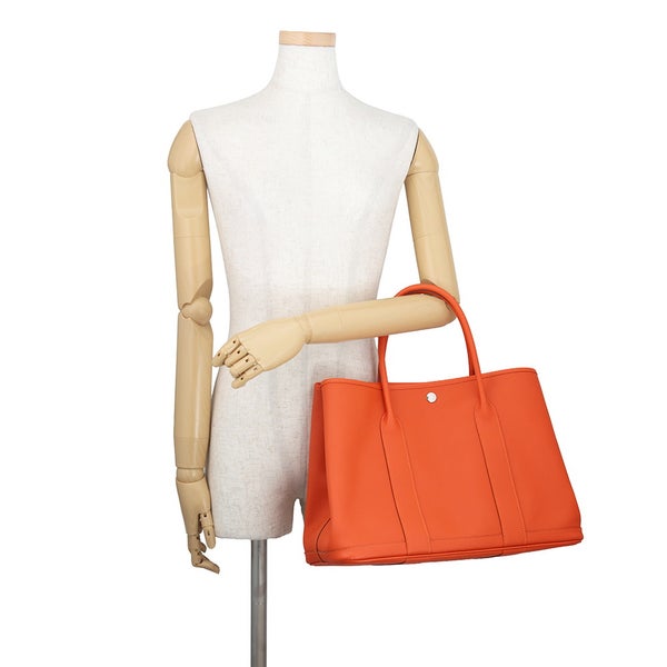 エルメス トートバッグ ガーデンパーティPM フー/シルバー金具 エプソン A刻印 HERMES Garden Party