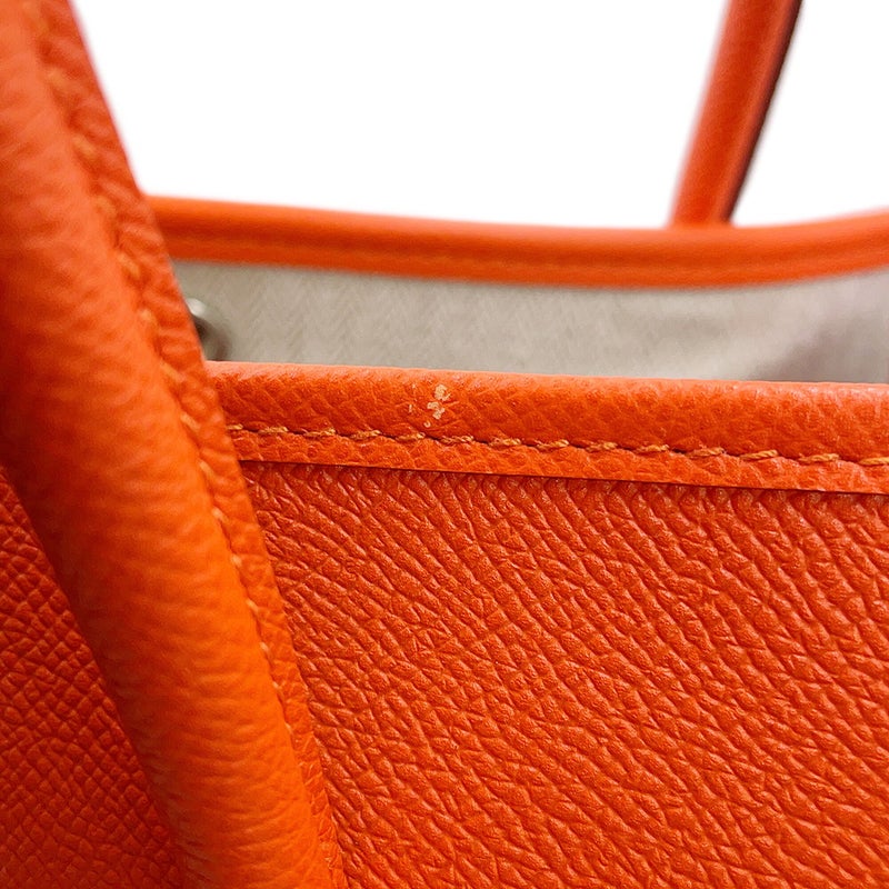 エルメス トートバッグ ガーデンパーティPM フー/シルバー金具 エプソン A刻印 HERMES Garden Party