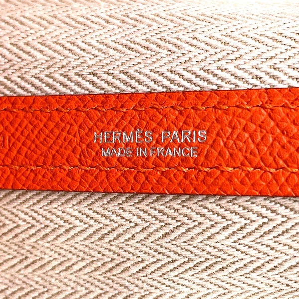 エルメス トートバッグ ガーデンパーティPM フー/シルバー金具 エプソン A刻印 HERMES Garden Party