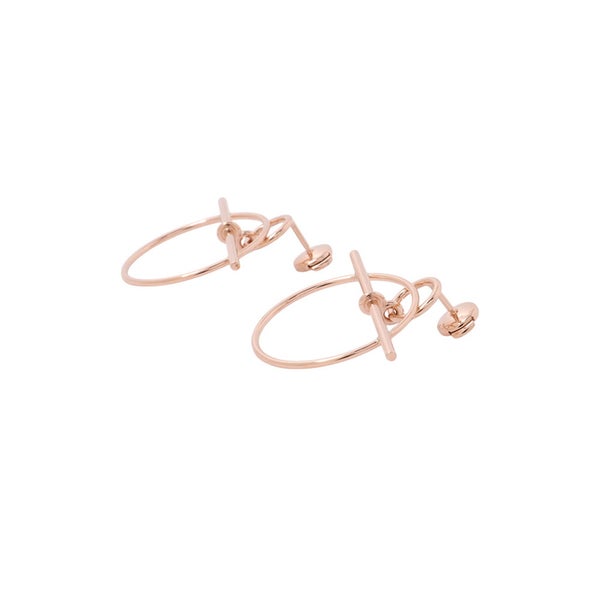 エルメス ピアス ループ ピアス エシャペ PM K18PGピンクゴールド HERMES ジュエリー