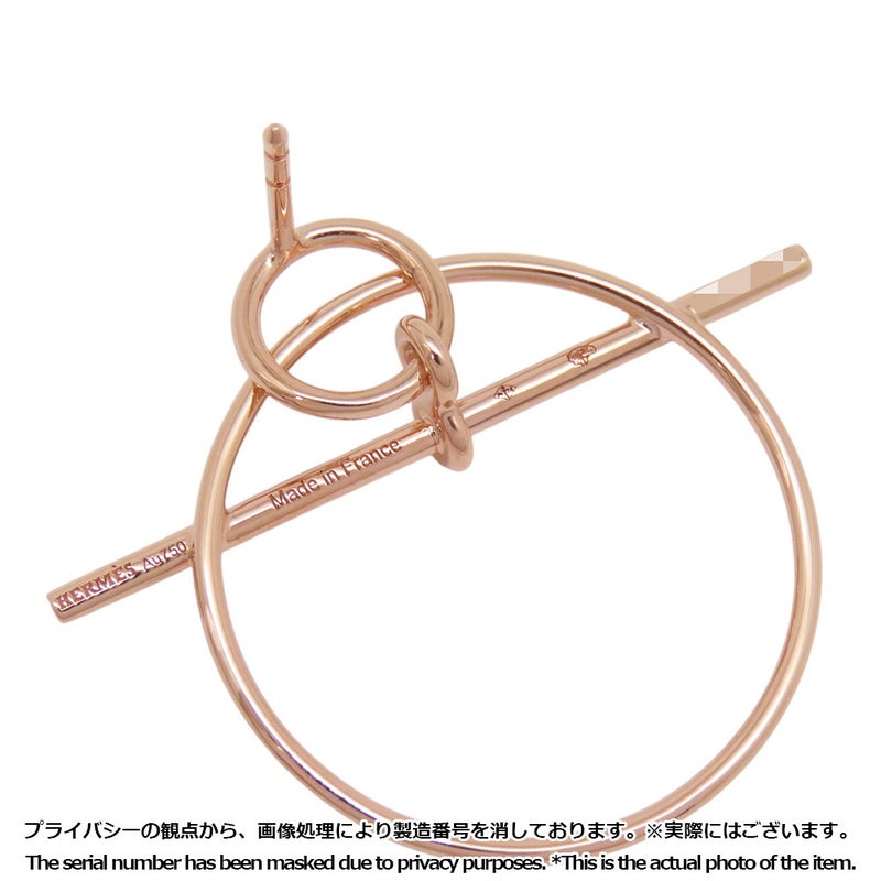 エルメス ピアス ループ ピアス エシャペ PM K18PGピンクゴールド HERMES ジュエリー