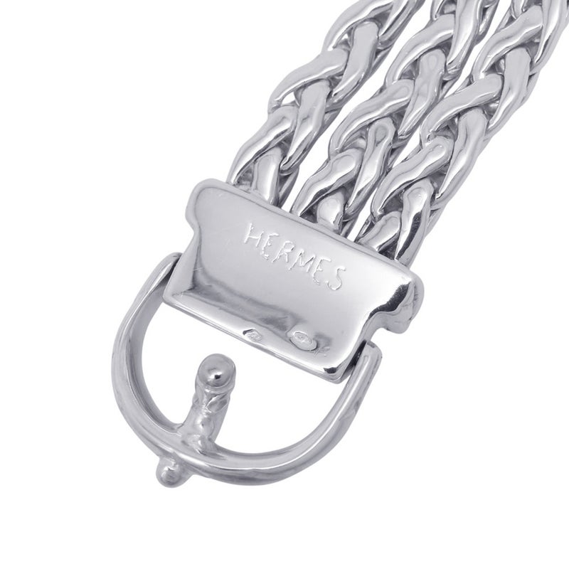 エルメス ブレスレット ブックルセリエ ディアンヌ 3連 SV925シルバー HERMES ジュエリー