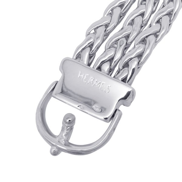 エルメス ブレスレット ブックルセリエ ディアンヌ 3連 SV925シルバー HERMES ジュエリー