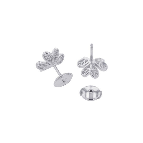 ヴァンクリ ピアス フリヴォル イヤリング ミニモデル ダイヤモンド 50P 計0.42ct K18WGホワイトゴールド VCARP3W100