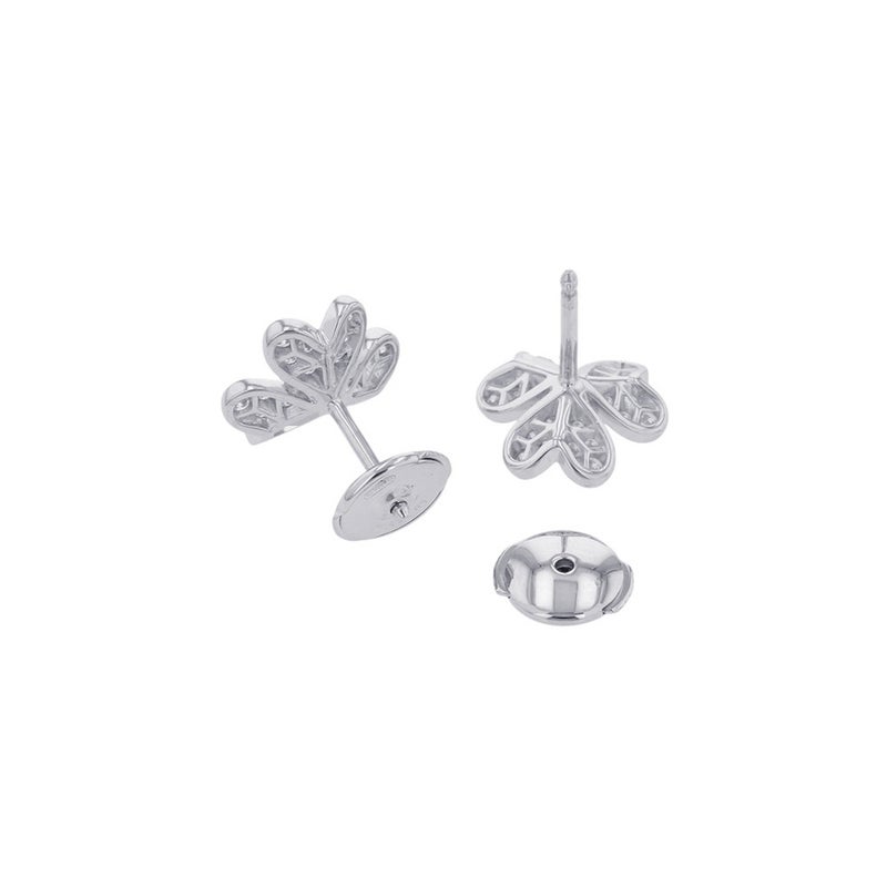 ヴァンクリ ピアス フリヴォル イヤリング ミニモデル ダイヤモンド 50P 計0.42ct K18WGホワイトゴールド VCARP3W100