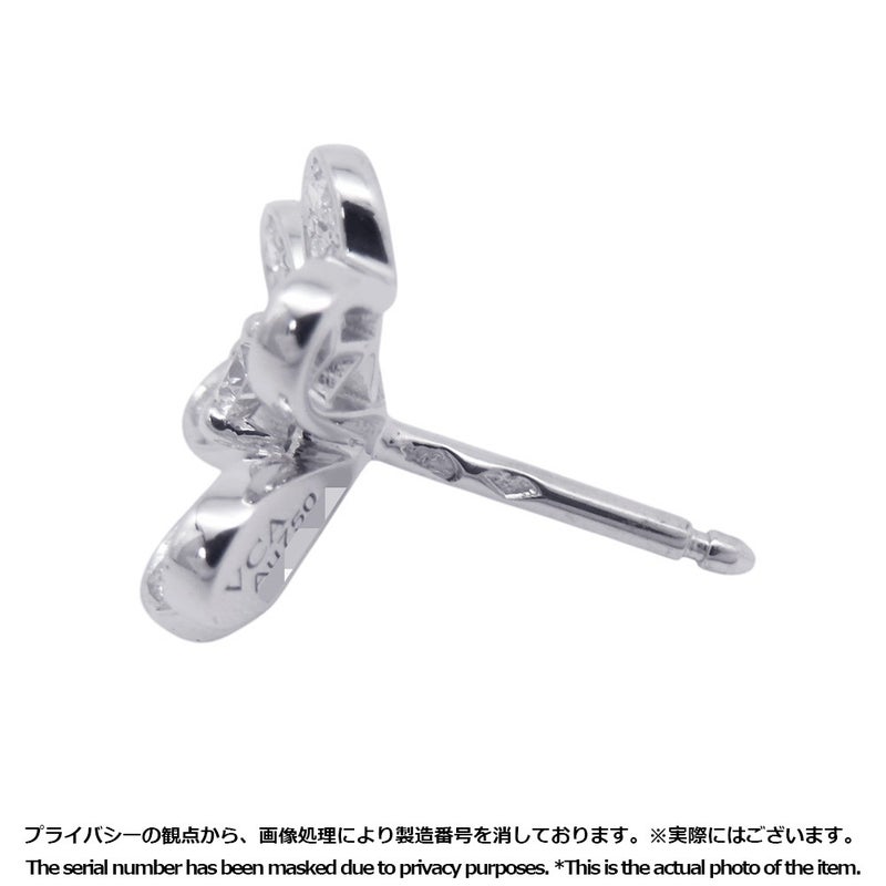 ヴァンクリ ピアス フリヴォル イヤリング ミニモデル ダイヤモンド 50P 計0.42ct K18WGホワイトゴールド VCARP3W100