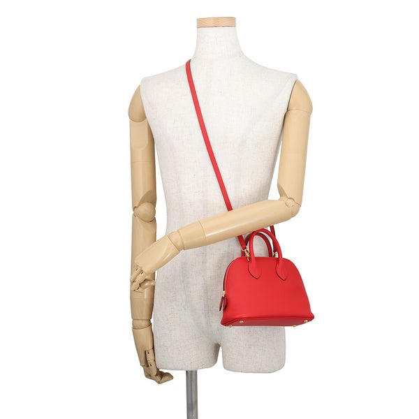 エルメス ボリード1923 ミニ ルージュラデュー/ゴールド金具 エバーカラー K刻印 HERMES ２wayショルダー