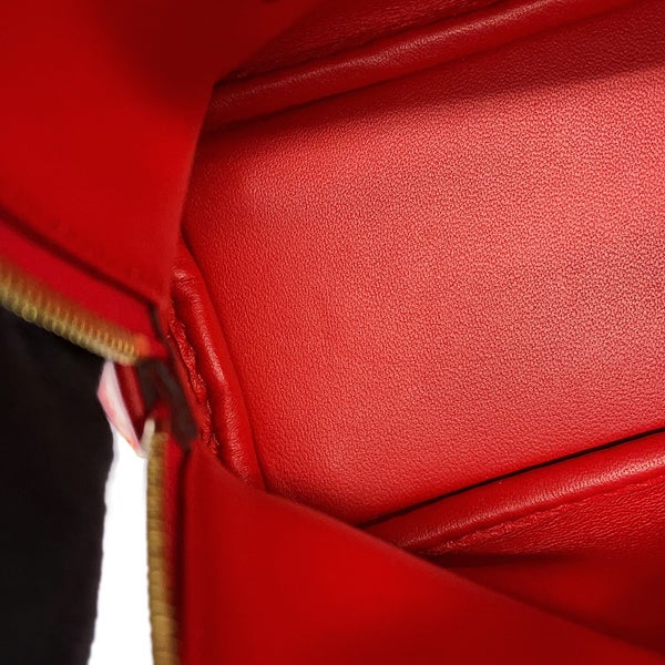 エルメス ボリード1923 ミニ ルージュラデュー/ゴールド金具 エバーカラー K刻印 HERMES ２wayショルダー