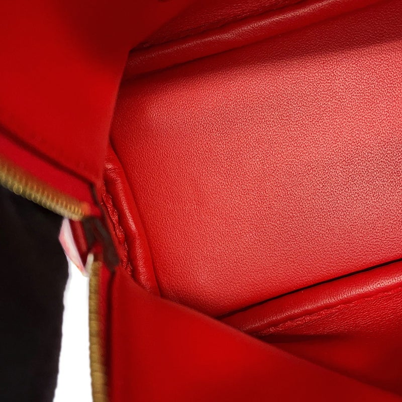 エルメス ボリード1923 ミニ ルージュラデュー/ゴールド金具 エバーカラー K刻印 HERMES ２wayショルダー