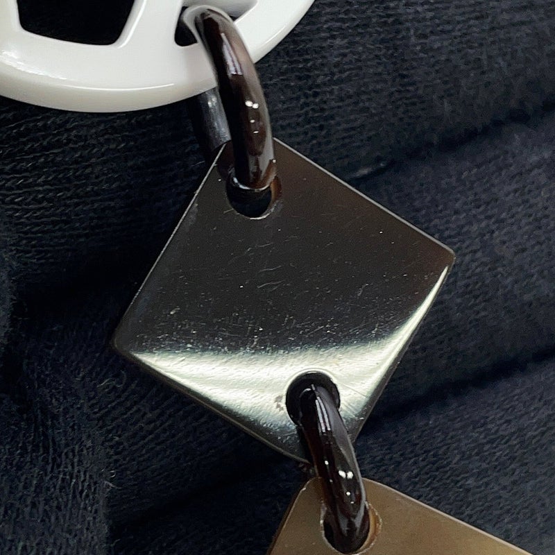 エルメス ネックレス アヴァ ブラウン/ホワイト バッファローホーン/ラッカー HERMES アクセサリー 白