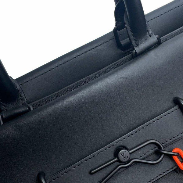 ルイヴィトン トートバッグ モノグラム・シール スティーマー・トート M58710 2wayショルダー ブラック 黒