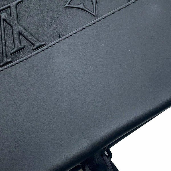 ルイヴィトン トートバッグ モノグラム・シール スティーマー・トート M58710 2wayショルダー ブラック 黒